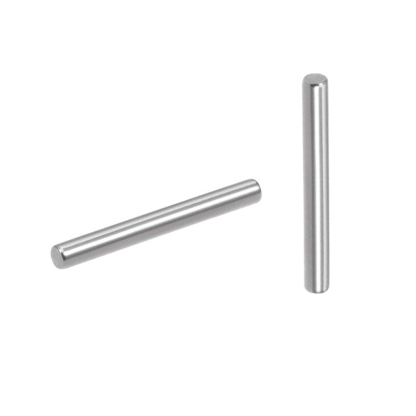 uxcell Dowel Pins, 304 Stainless Steel, Knock Pins, Shelf Pegs, Support Shelf, Silver Tone, 0.08 x 0.71 inches (2 x 18 mm), 20 Pieces