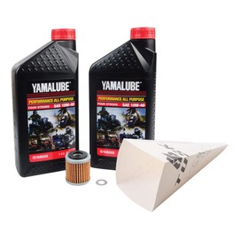 Tusk 4-Stroke Oil Change Kit Yamalube All Purpose 10W-40 Compatible with Yamaha YZ250F 2003-2018/WR250F 2003-2019/WR450F 2003-2021/YZ450F 2006-2009, 2014-2017
