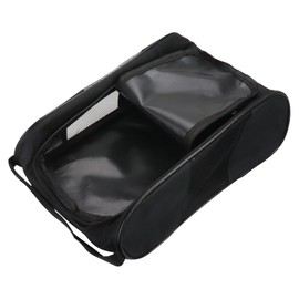 Eight Shop Shop Shoe Case, Carry Around Mesh Window, Breathable, Moisture Protection, Visible Contents, Double Zippers, Black
