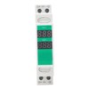 DIN Rail Voltmeter 3 Display Digits Voltage Meter LCD Digital