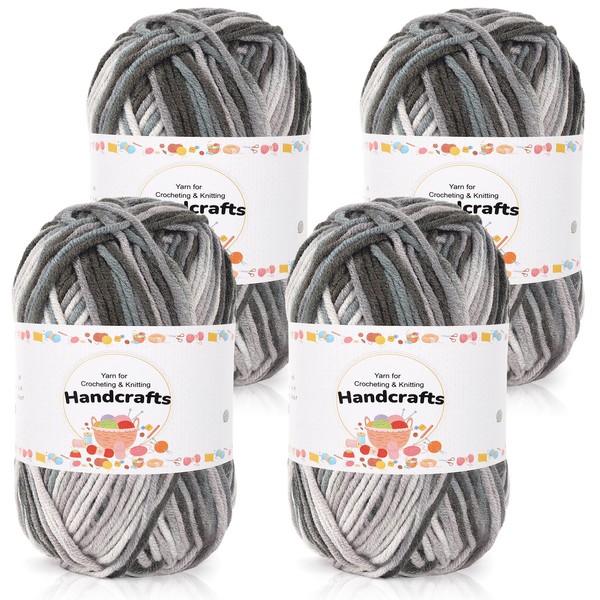 Aeelike 200 g (4 x 50 g) Colour Gradient Wool
