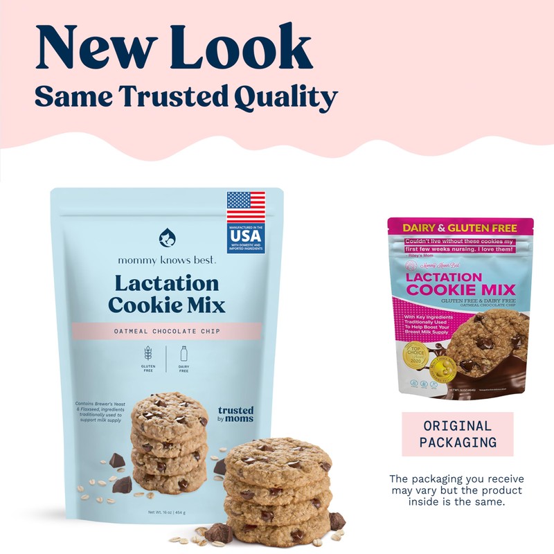 Lactation Cookies Mix - Gluten Free and Dairy Free Oatmeal