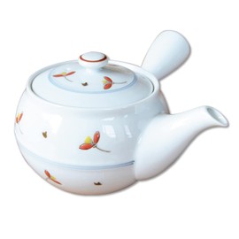Japanese Teapot Ceramic Kyusu 14.5 fl oz Made in Japan Arita Imari ware Porcelain Tea pot for Green Tea Akane
