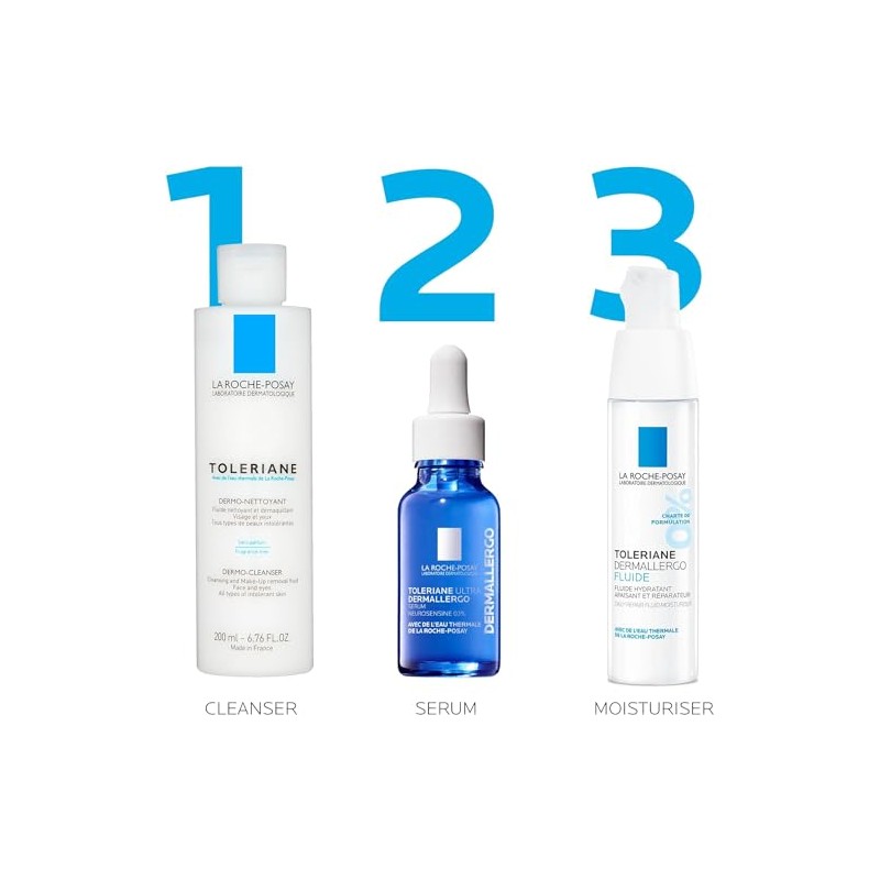Crema Hidratante Facial Roche Posay Toleriane Dermallergo Fluido Piel Sensible
