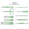 Manicure Set, Travel Nail Clippers Kit Pedicure Care Tools, 10pcs