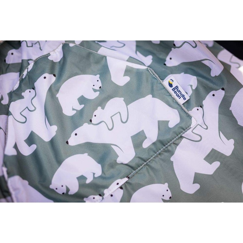BundleBean - Fleece-Lined Wheelchair Cosy Cover - 100% Waterproof Rain