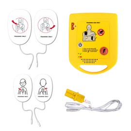 XFT Mini AED Trainer, Portable AED Training Kit Essentials AED Training Equipment in Spanish for Automated External Defibrillator Beginners