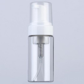 100ml Transparent Foam Dispenser Bottle, Bubble Maker for Facial Cleansing Foam Bottle 5ea