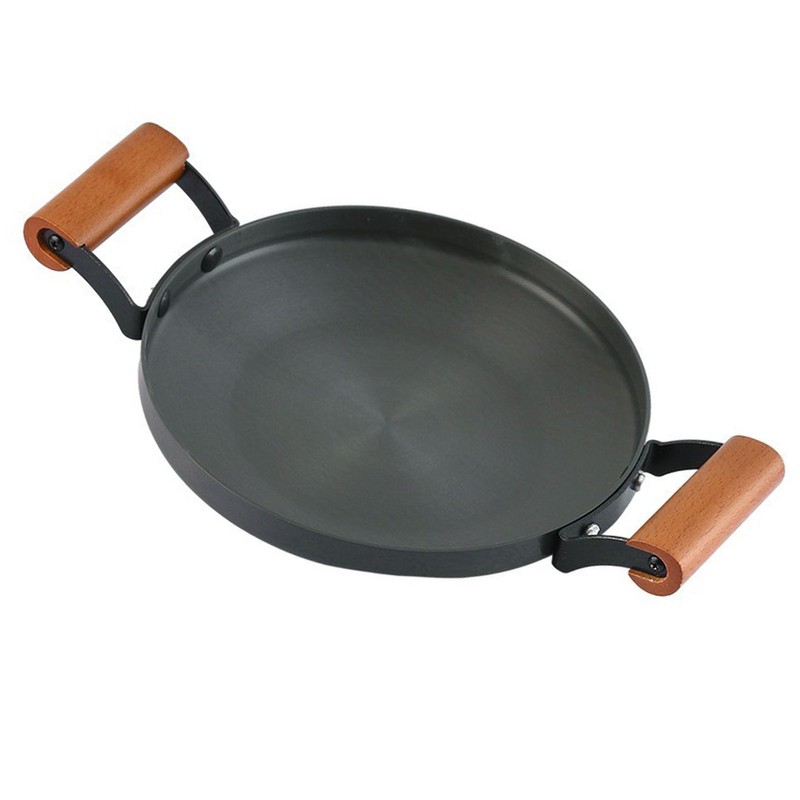 Aluminum Alloy Braiser Multifunction Induction Cooking Fry Pan with Dual