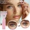 2PCS Arc-Shaped Pink Eyelash Comb – Lash Definer Mascara Separator
