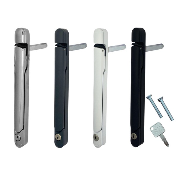 Verselo Low Profile Window Handle for Blinds (Black, 15mm)