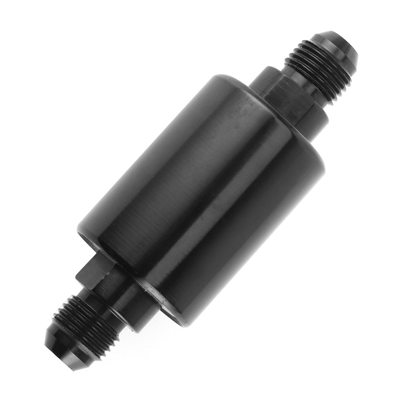 Car High Flow Inline Fuel Filter Aluminium Alloy 100 Micron