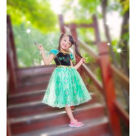 Anna and Elsa Inspired Princess Children's Dress Costume, Fancy Dress Costume, For Girls, Gift