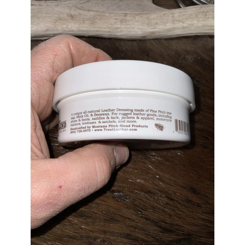 Montana Pitch Blend Leather Conditioner Paste, Boot cream, 4 Ounce