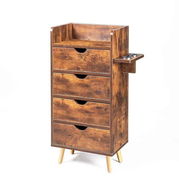 Unbranded 4 -Layer Salon Station Storage Cabinet with 2 Hair