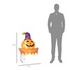 LJLB Inflatable Window Sticker Ghost Decoration with LED Lights, Waterproof,
