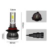 AUIMSOCO 6X 9005 9006 880 6000K Combo LED Headlight Fog