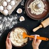 Silicone Spatula 3-piece Set, Ergonomic Handle High Heat-Resistant Spatulas, Non-stick