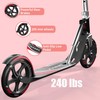 Scooter for Kids 6-12 & Adults | Adjustable Height, Foldable,
