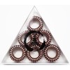 12 Pcs Crazy Bobble® Premium Spiral Hair Ties, Telephone Wire,