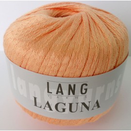 Lang Yarns Laguna 027 Salmon Seideweiches Ribbon Yarn