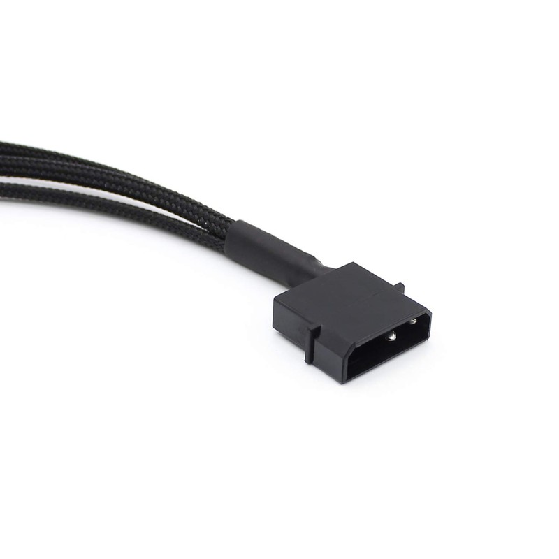 2 Pack Molex to 3 Pin or 4 Pin Fan