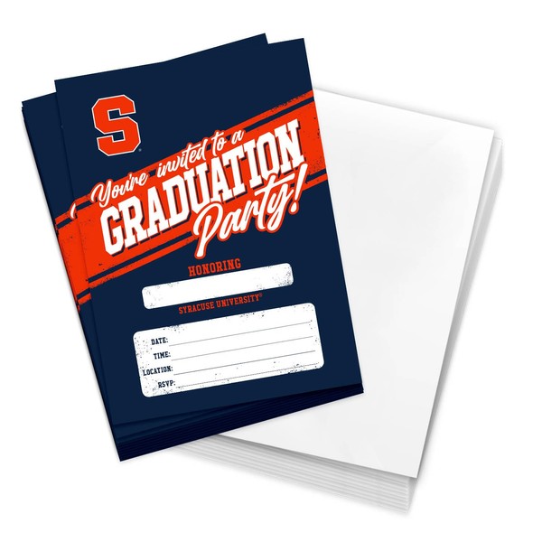 Desert Cactus Syracuse University Graduation Party Invitations SU Cuse Orange