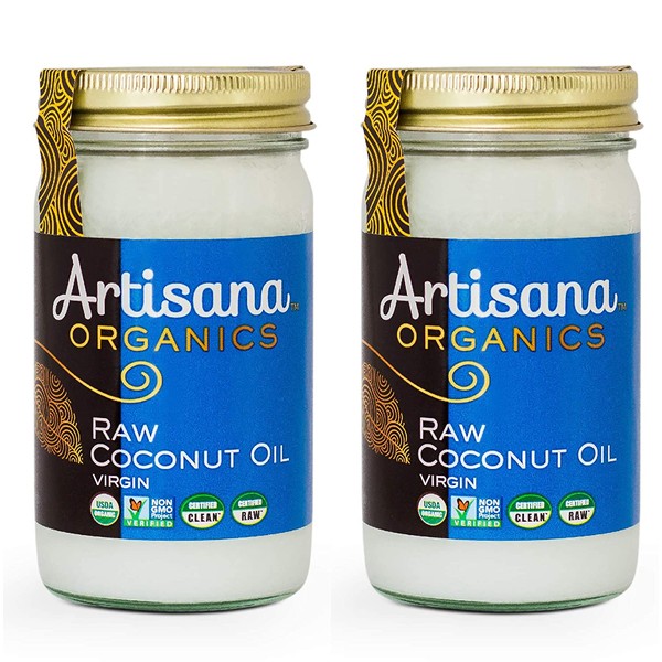 Artisana Organics Raw Virgin Coconut Oil (2 Pack (14 oz))