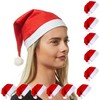 Roomando 12 x Santa Hat Christmas Hat Red with Bobble