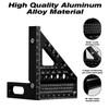 3D Speed Square Tools 22.5-90° Aluminum Alloy Combination Set Square