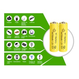 Skywolfeye 24 Pack Ni-MH Rechargeable AA Batteries,AA Battery 700mAh 1.2V High Capacity Double A Rechargeable Battery for Household and Office Devices