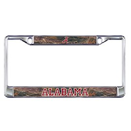 (DOMED CAMO ALA PLATE FRAME (10026)) - Alabama Crimson Tide Plate Frame