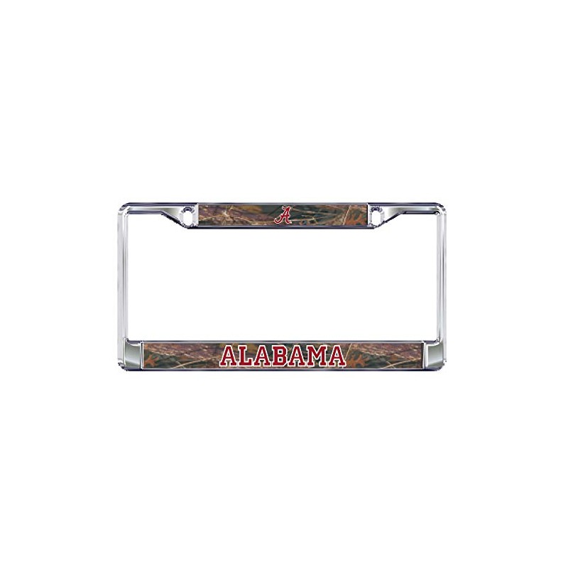 (DOMED CAMO ALA PLATE FRAME (10026)) - Alabama Crimson Tide