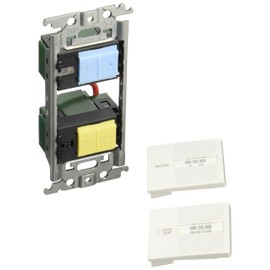 Panasonic Cosmo Series Wide 21 WTC52507W Embedded Bathroom Ventilation Fan Switch Set, Firefly Switch B, Strong and Weak Display Switch 0.5A, White