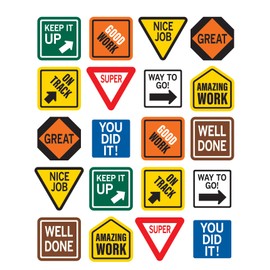 Teacher Created Resources Under Construction Positive Stickers