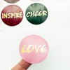 180PCS Happy Valentine‘s Day Gold Foil Stickers Gift Labels 2"