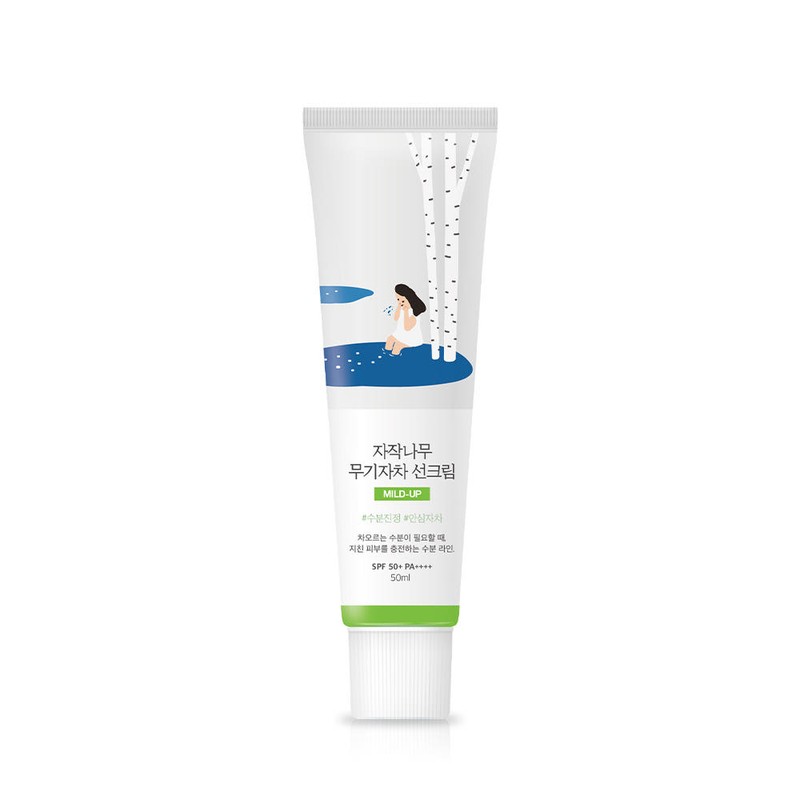 roundlab 라운드랩 자작나무 무기자차 선크림 50ml (SPF 50+ PA++++)