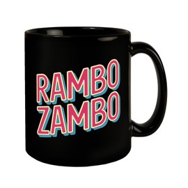 Rambo Zambo Tasse - Politikerwitz Lustige KaffeeTasse mit Spruch für Büro und Politikfans Meme Viral Politiker Spruch