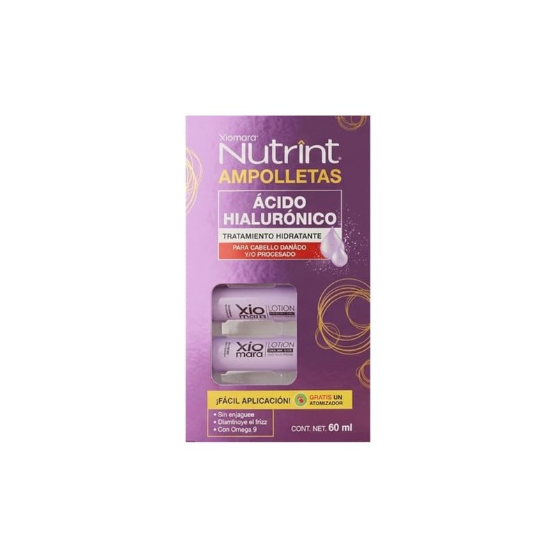 Xiomara Nutrint Ampolletas Ácido Hialurónico Tratamiento 60 ml | Mascarilla