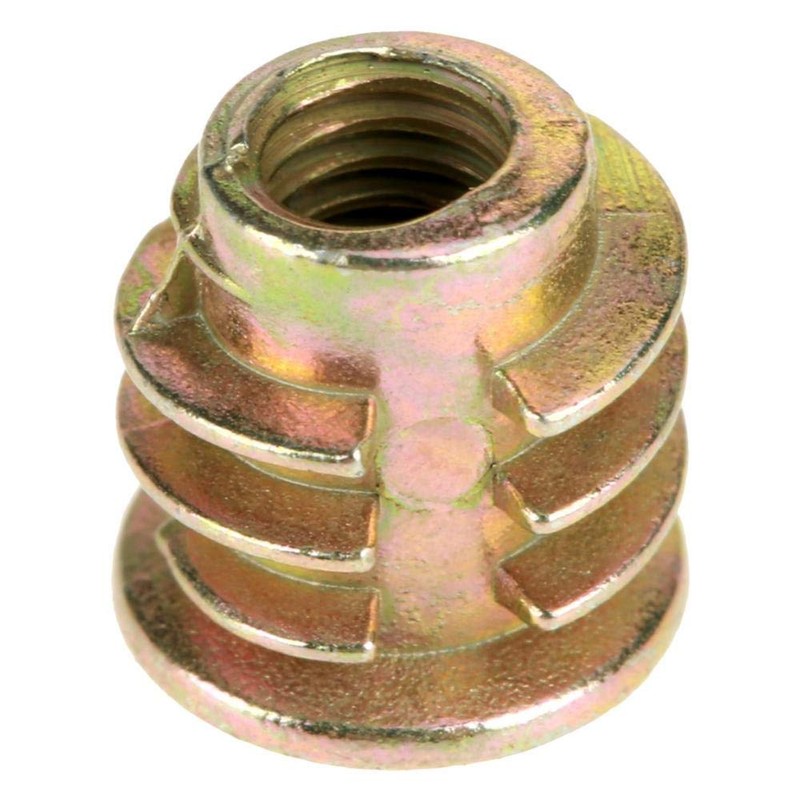 50pcs M4*8mm Screw-in Nut Threaded Insert Nuts Hex Socket Drive