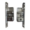 Blum Drawer Front Fixing Bracket, Nickel, Right and Left, Screw-On,