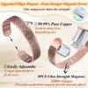 Cigmag Copper Magnetic Bracelet for Men, with Powerful Magnetic 9X