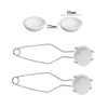 LOVIVER 6Pcs Small Melting Crucible Bowl Dish Cup Set, Whipclamp