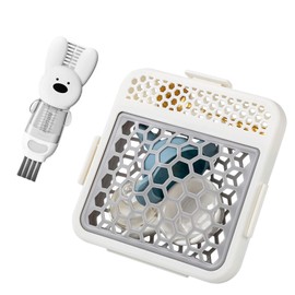 HOZETOKE Dishwasher-Basket for Small Items, Dishwasher Basket for Bottle Parts with 4 in 1 Bottle Cleaning Tools, Silicon Basket for Clean, Store and Organize Small Items, BPA-free