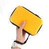 ASUNFO Yellow Hard Shell Cosmetics Case Carrying Hard Bag for
