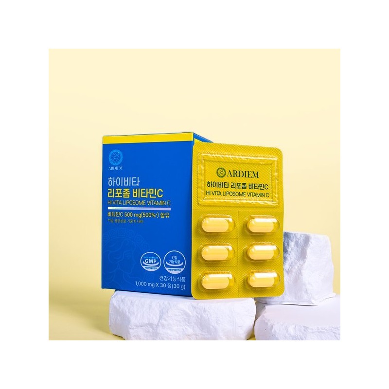 Ardium 아르디엠 하이비타 리포좀 비타민C 1000mg x 30정 3개 Ardeem