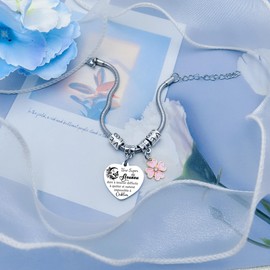 Lumengqi Weihnachtsgeschenke für Kindermädchen, Geschenk für Kindermädchen | Armband Nanny | Danke für die geliebte Nanny | Geschenkidee für Kindermädchen Schule | Ende des Schuljahres | Weihnachten,