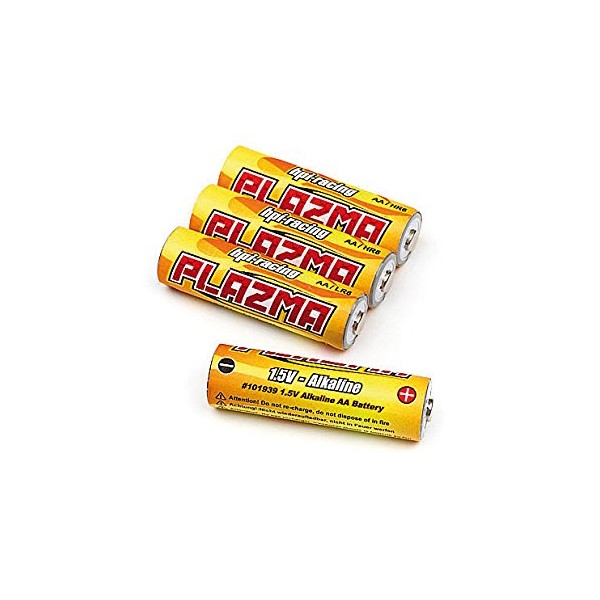 HPI Racing 101939 Plazma 1.5v Alkaline Aa Batteries (4)