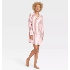 Stars above womens perfectly cozy flannel plaid night gown - XL