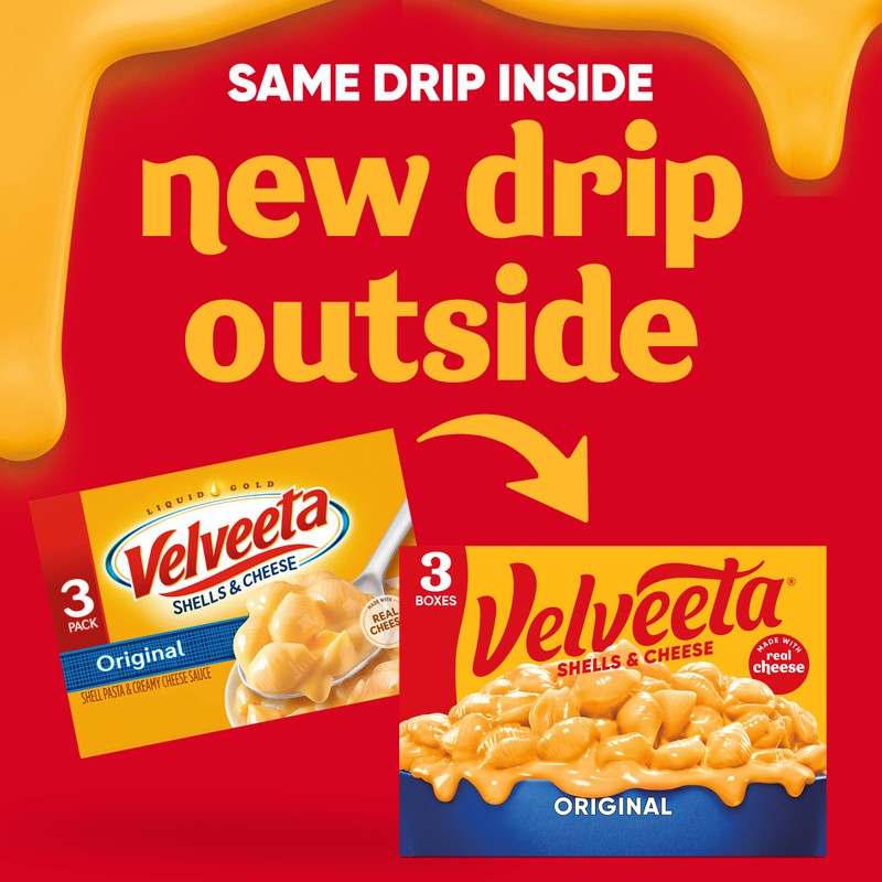 Velveeta Shells & Cheese Original Shell Pasta & Cheese Sauce,